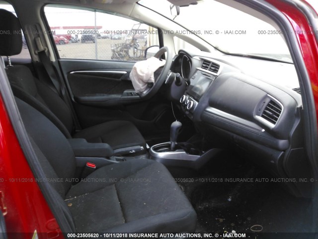 3HGGK5H88FM755890 - 2015 HONDA FIT EX/EXL RED photo 5