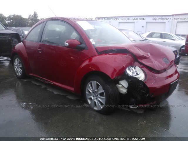 3VWPW31C49M501908 - 2009 VOLKSWAGEN NEW BEETLE S RED photo 1