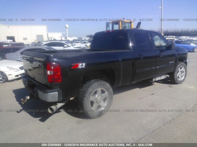 1GC1KYC81CF179410 - 2012 CHEVROLET SILVERADO K2500 HEAVY DUTY LTZ BLACK photo 4