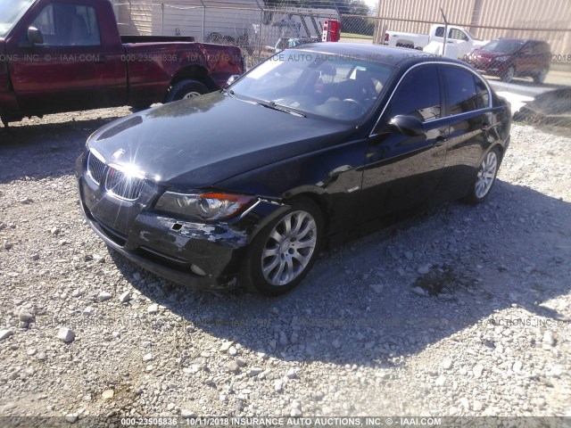 WBAVD33596KL52538 - 2006 BMW 330 XI BLACK photo 2