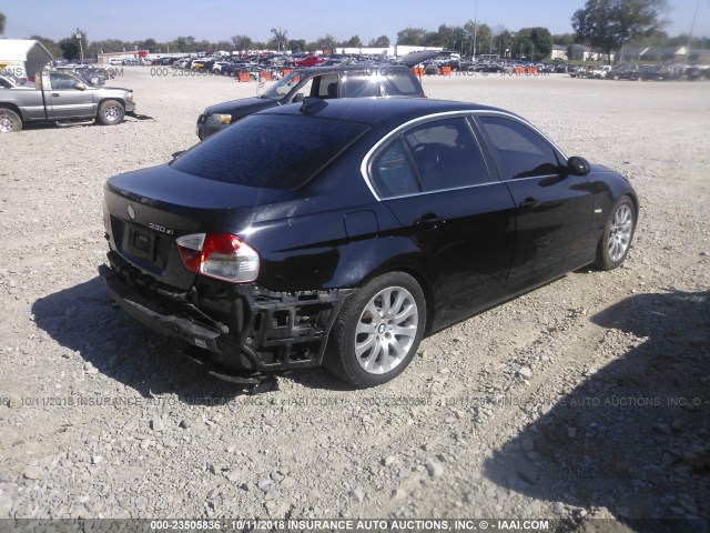 WBAVD33596KL52538 - 2006 BMW 330 XI BLACK photo 4