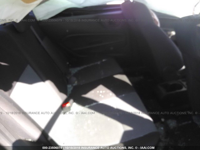 3FADP4AJXJM112210 - 2018 FORD FIESTA S BLACK photo 8