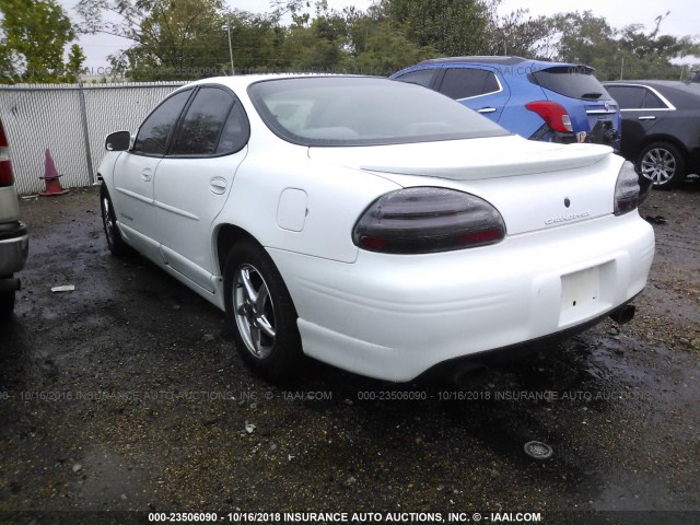 1G2WP52KX1F204678 - 2001 PONTIAC GRAND PRIX GT WHITE photo 3