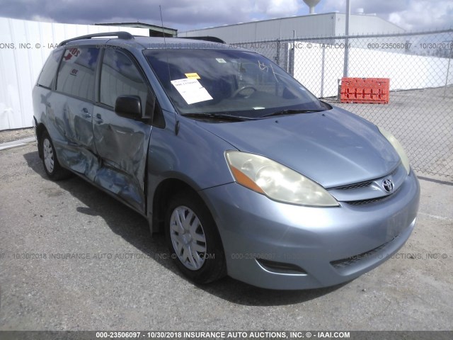 5TDZA23C56S505057 - 2006 TOYOTA SIENNA CE/LE BLUE photo 1