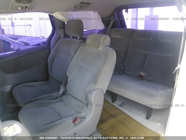 5TDZA23C56S505057 - 2006 TOYOTA SIENNA CE/LE BLUE photo 8