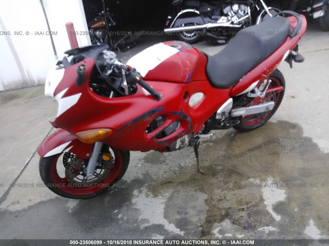 JS1GN79A952102522 - 2005 SUZUKI GSX600 F RED photo 2