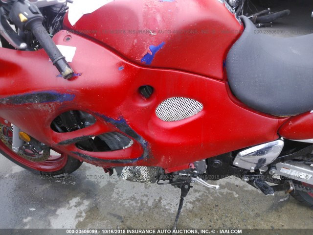 JS1GN79A952102522 - 2005 SUZUKI GSX600 F RED photo 9