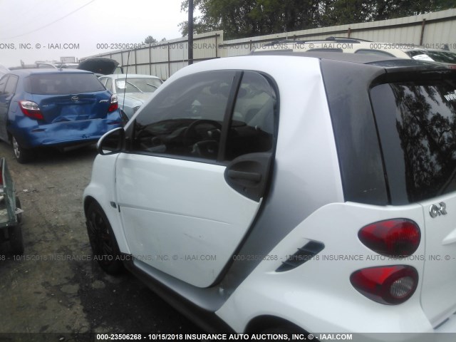 WMEEJ3BA2EK733383 - 2014 SMART FORTWO PURE/PASSION WHITE photo 6