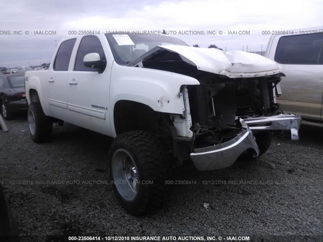 3GTEK33329G273361 - 2009 GMC SIERRA K1500 SLT WHITE photo 1