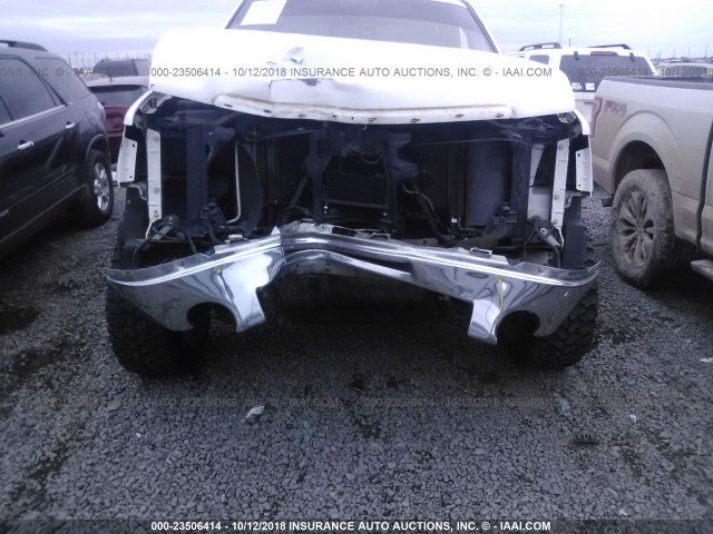 3GTEK33329G273361 - 2009 GMC SIERRA K1500 SLT WHITE photo 6