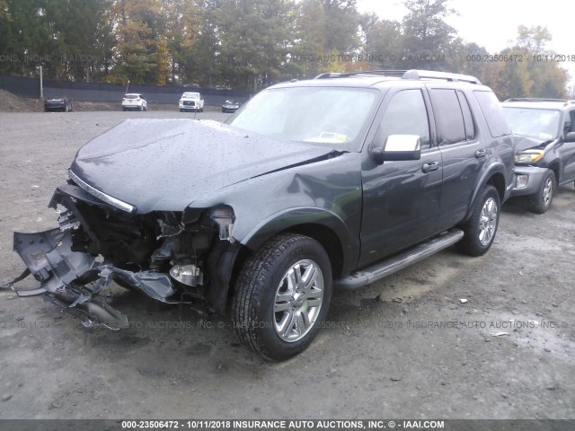 1FMEU75879UA43284 - 2009 FORD EXPLORER LIMITED GRAY photo 2