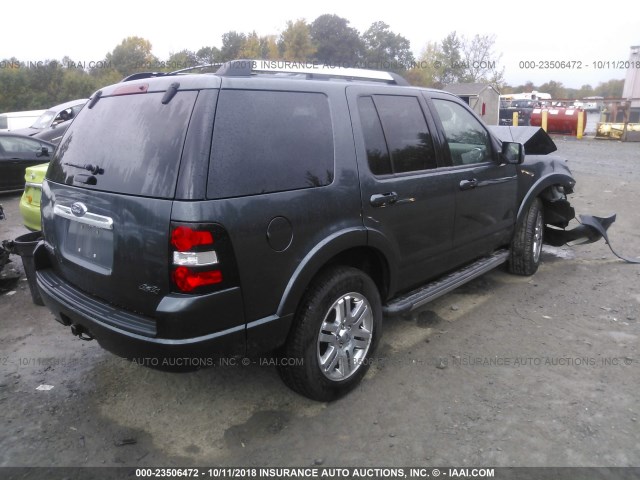 1FMEU75879UA43284 - 2009 FORD EXPLORER LIMITED GRAY photo 4