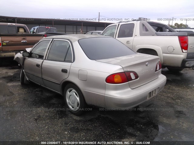 1NXBR12E8XZ238089 - 1999 TOYOTA COROLLA VE/CE/LE TAN photo 3