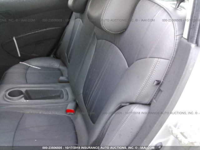 KL8CB6S90EC583237 - 2014 CHEVROLET SPARK LS SILVER photo 8