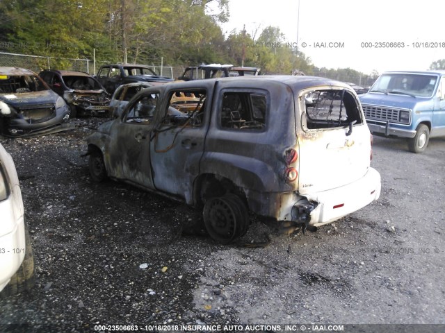 3GNDA13D28S551416 - 2008 CHEVROLET HHR LS Blanco foto 3