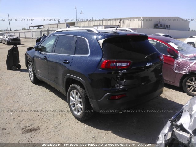 1C4PJLCB4FW516720 - 2015 JEEP CHEROKEE LATITUDE BLUE photo 3