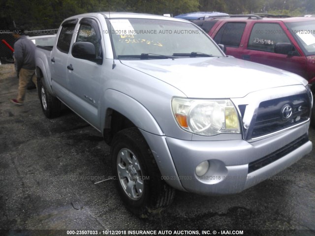 5TELU42N26Z228107 - 2006 TOYOTA TACOMA DOUBLE CAB 银色 照片 1