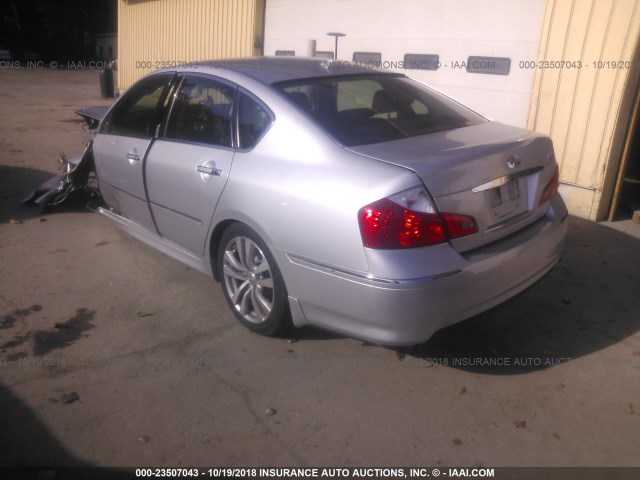 JNKCY01F79M852942 - 2009 INFINITI M35 SPORT SILVER photo 3