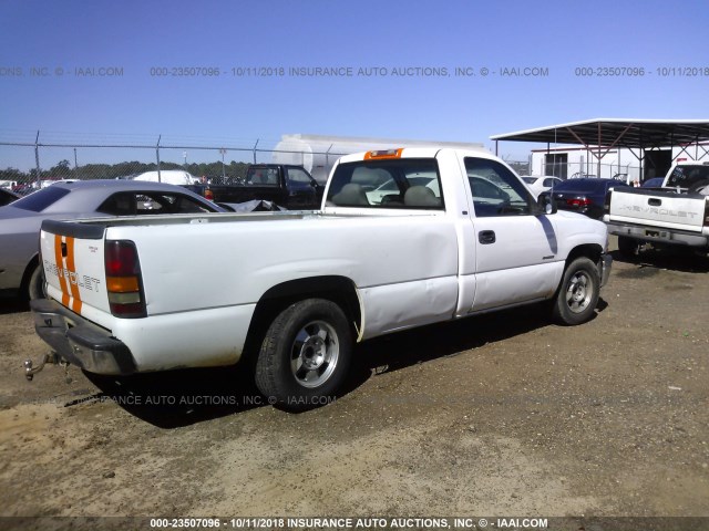 1GCEC14W52Z236269 - 2002 CHEVROLET SILVERADO C1500 WHITE photo 4