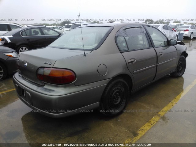 1G1ND52J82M601321 - 2002 CHEVROLET MALIBU GOLD photo 4