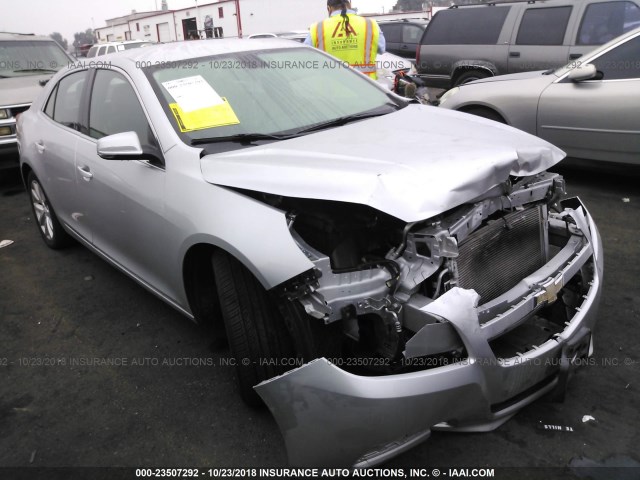 1G11E5SA3DF267668 - 2013 CHEVROLET MALIBU 2LT SILVER photo 1