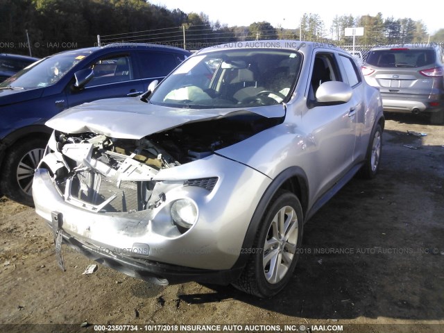 JN8AF5MV1CT106647 - 2012 NISSAN JUKE S/SV/SL SILVER photo 2