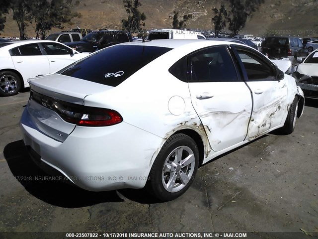 1C3CDFBB5GD767272 - 2016 DODGE DART SXT WHITE photo 4