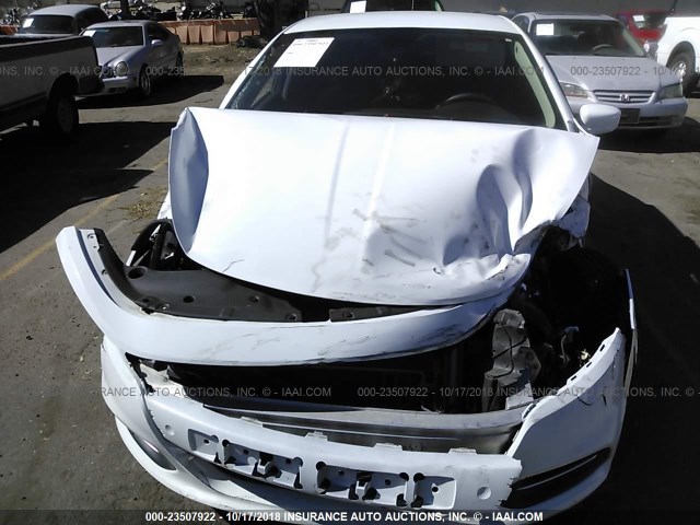 1C3CDFBB5GD767272 - 2016 DODGE DART SXT WHITE photo 6