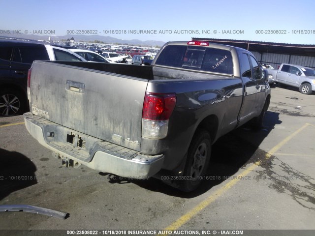 5TFCW5F1XDX015241 - 2013 TOYOTA TUNDRA DOUBLE CAB SR5 BROWN photo 4