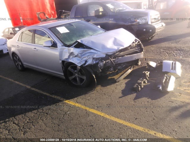 1G1ZC5E13BF135172 - 2011 CHEVROLET MALIBU 1LT SILVER photo 1