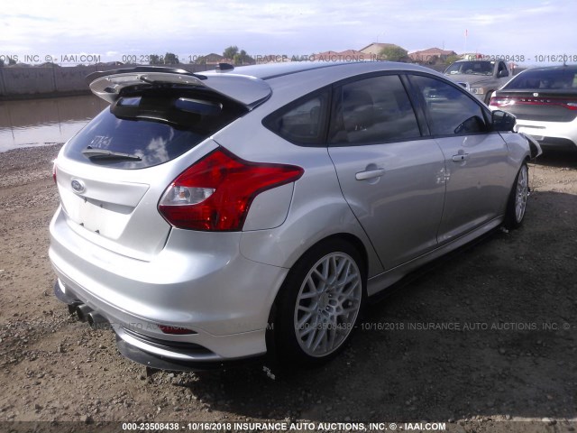 1FADP3L95DL159499 - 2013 FORD FOCUS ST SILVER photo 4