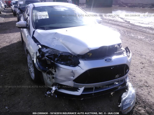 1FADP3L95DL159499 - 2013 FORD FOCUS ST SILVER photo 6