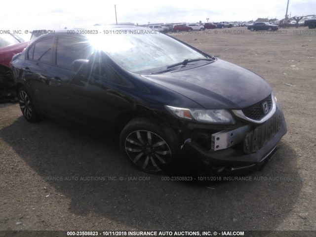 2HGFB2F9XFH525076 - 2015 HONDA CIVIC EXL BLACK photo 1