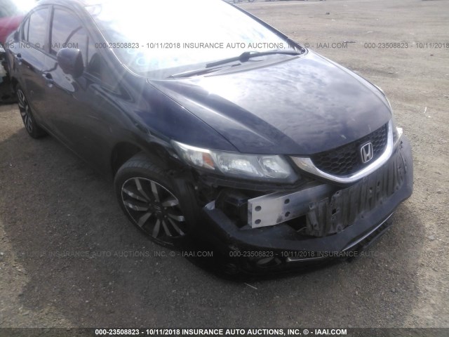 2HGFB2F9XFH525076 - 2015 HONDA CIVIC EXL BLACK photo 6