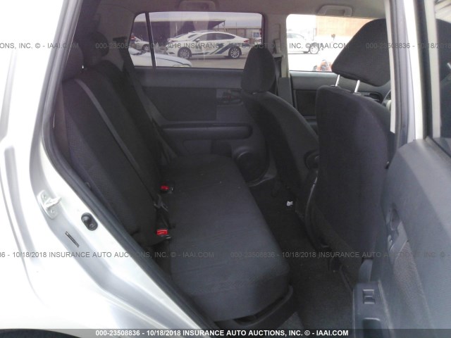 JTLKE50E081025378 - 2008 TOYOTA SCION XB Күміс фото 8