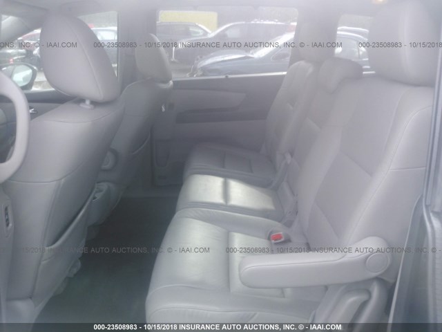 5FNRL5H61EB095956 - 2014 HONDA ODYSSEY EXL GRAY photo 8