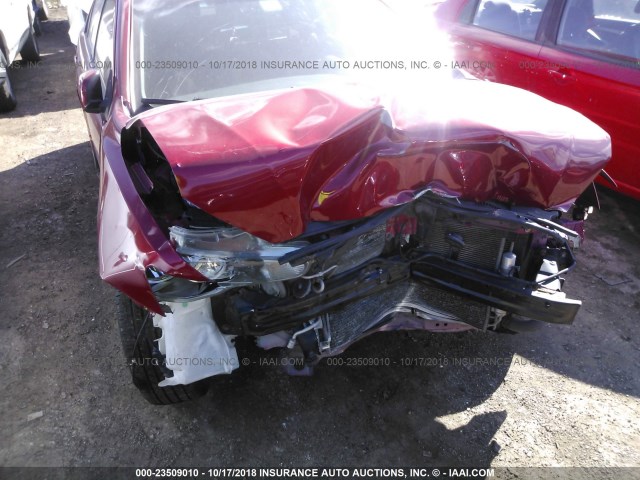 JA32U8FW6CU013533 - 2012 MITSUBISHI LANCER GT RED photo 6