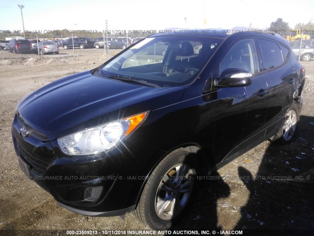 KM8JU3ACXCU344799 - 2012 HYUNDAI TUCSON GLS/LIMITED 黑色 照片 2