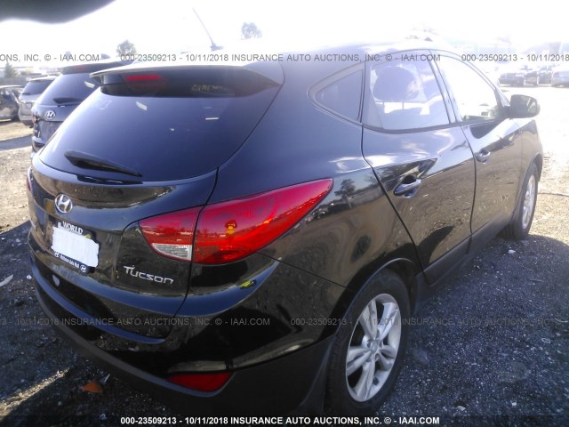 KM8JU3ACXCU344799 - 2012 HYUNDAI TUCSON GLS/LIMITED 黑色 照片 4