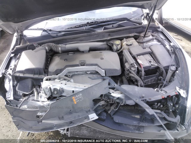 1G11C5SA8DF244456 - 2013 CHEVROLET MALIBU 1LT SILVER photo 10