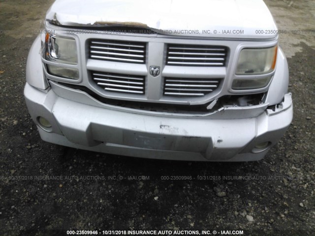 1D8GT58677W627914 - 2007 DODGE NITRO R/T SILVER photo 6