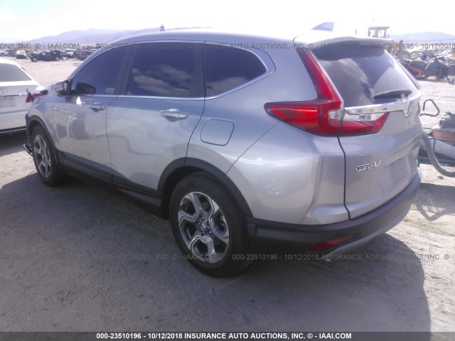 2HKRW1H88HH509189 - 2017 HONDA CR-V EXL SILVER photo 3