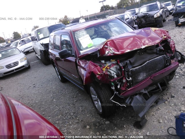 1C4NJRFB3HD174343 - 2017 JEEP PATRIOT LATITUDE RED photo 1