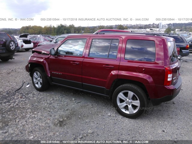 1C4NJRFB3HD174343 - 2017 JEEP PATRIOT LATITUDE RED photo 3