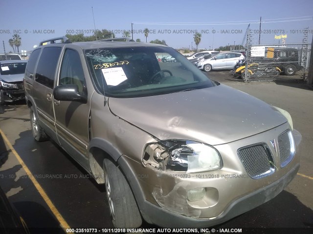 1GMDV33LX6D164363 - 2006 PONTIAC MONTANA SV6 TAN photo 1