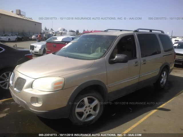 1GMDV33LX6D164363 - 2006 PONTIAC MONTANA SV6 TAN photo 2