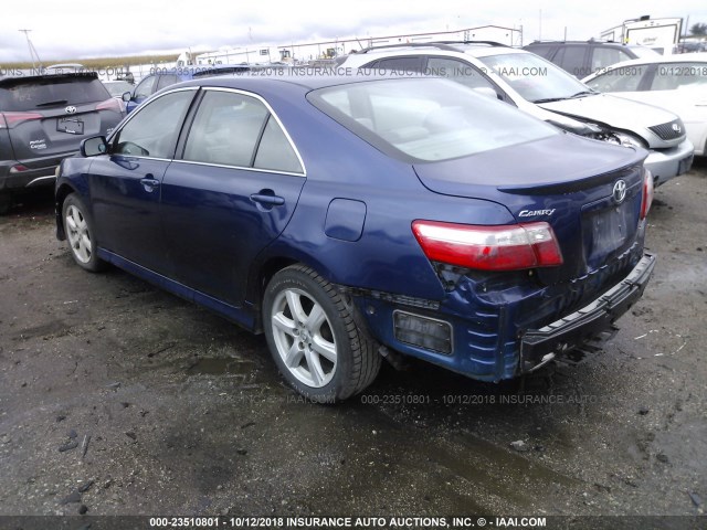 4T1BE46K27U089529 - 2007 TOYOTA CAMRY NEW GENERAT CE/LE/XLE/SE BLUE photo 3