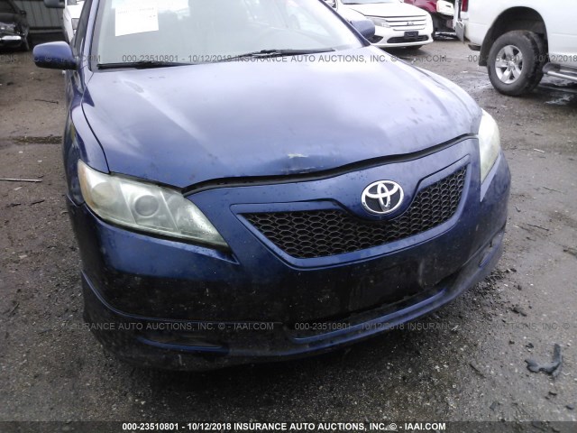 4T1BE46K27U089529 - 2007 TOYOTA CAMRY NEW GENERAT CE/LE/XLE/SE BLUE photo 6