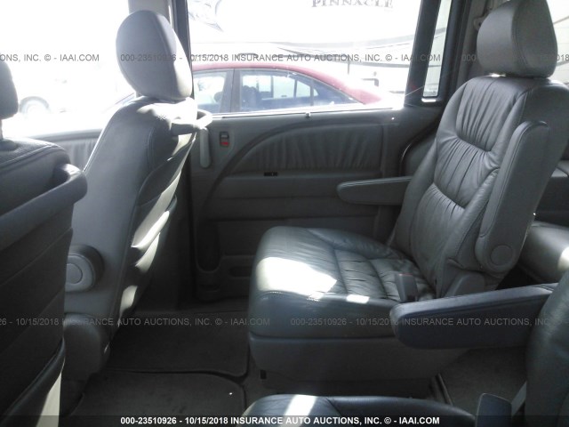 5FNRL38618B509701 - 2008 HONDA ODYSSEY EXL SILVER photo 8