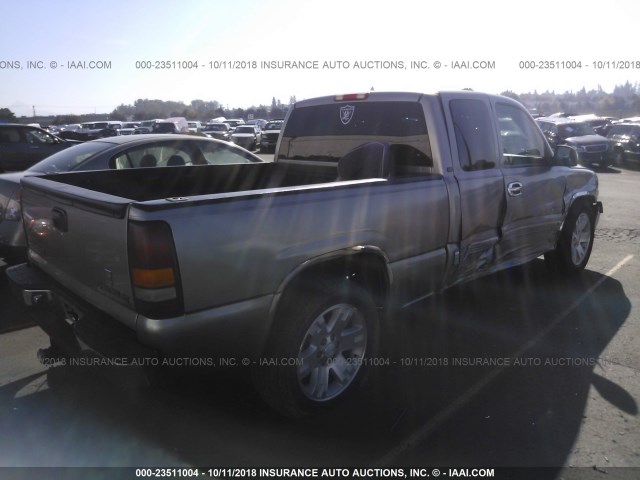 1GCEC19V1XZ159259 - 1999 CHEVROLET SILVERADO C1500 Champagne photo 4